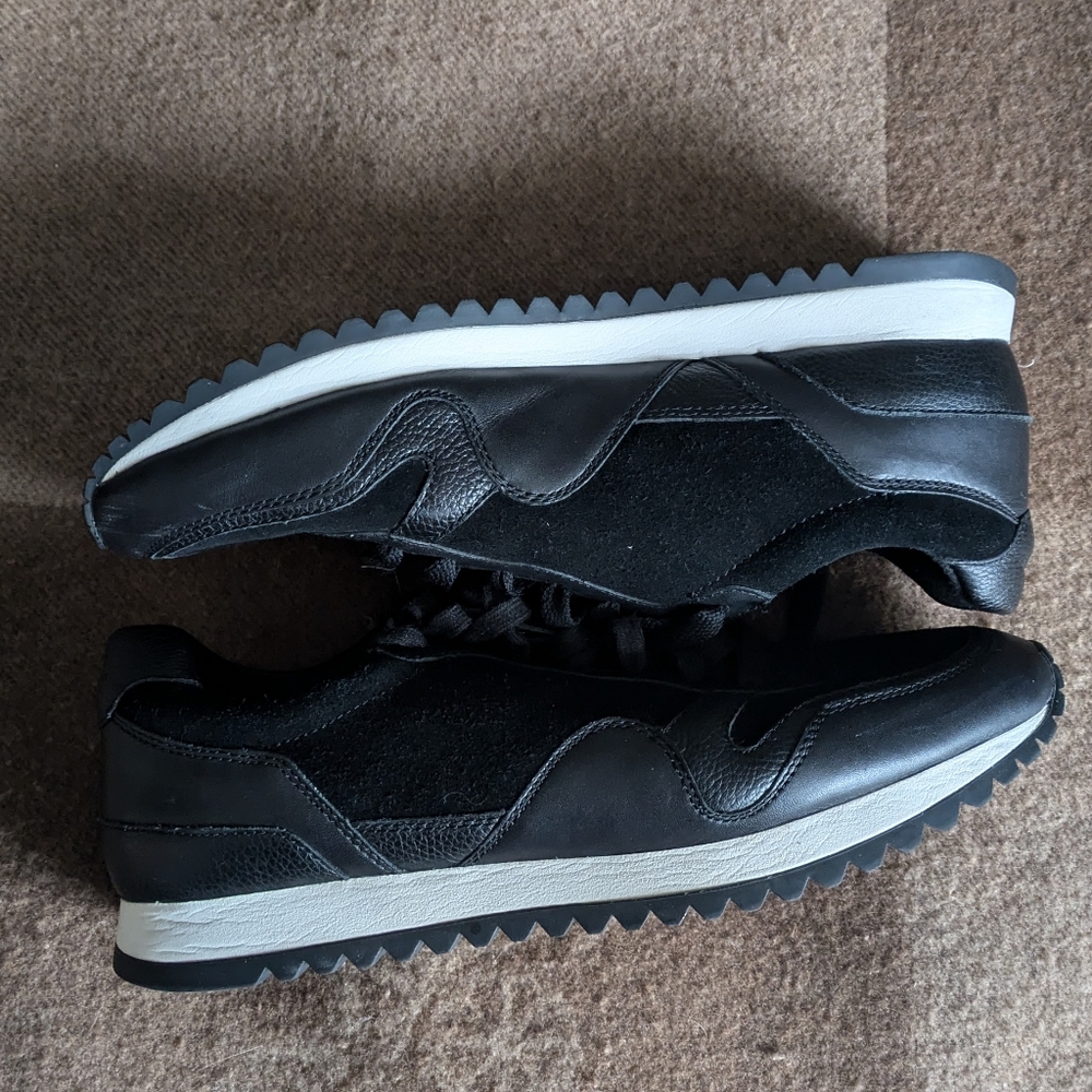leather Suede Nylon Coach Sneakers - Picture 2 of 4